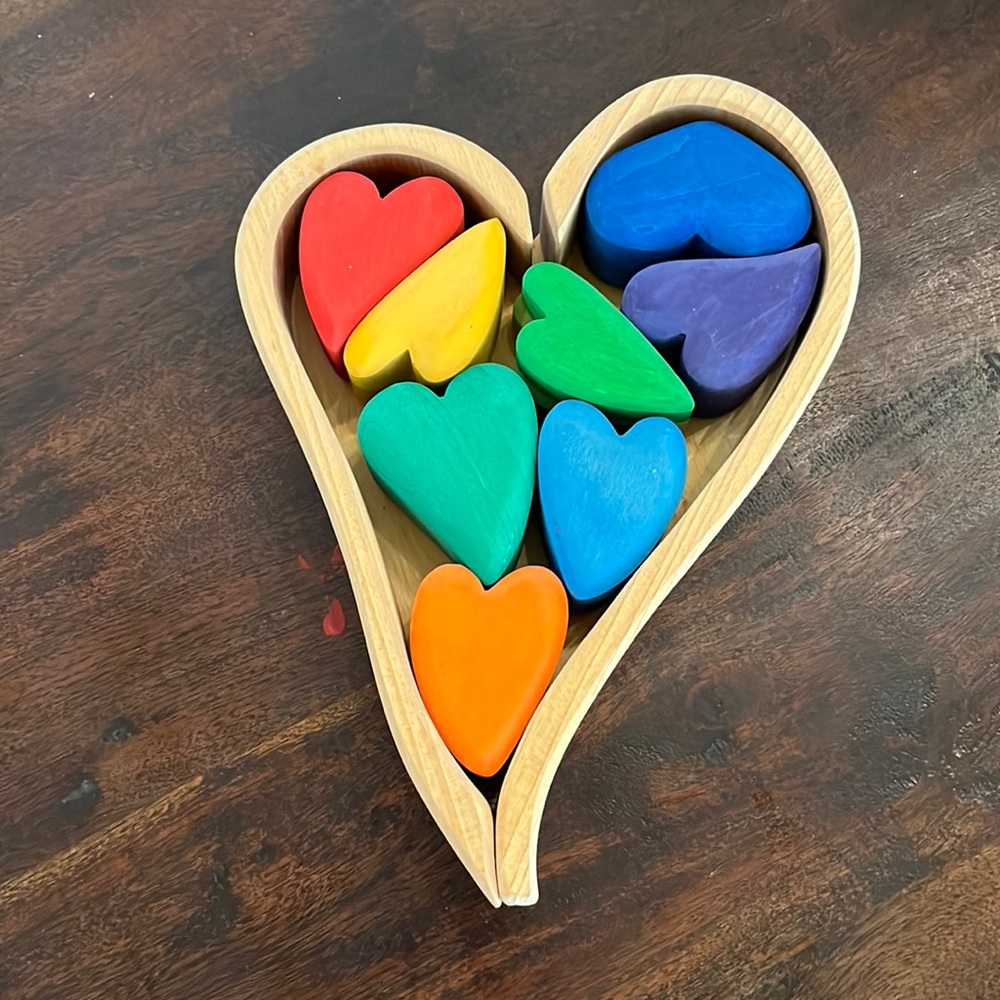 Grimm’s wooden heart puzzle